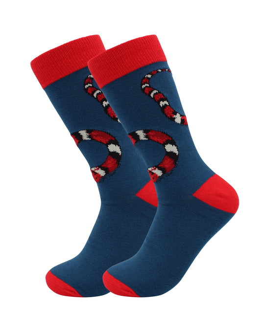 Cute Casual Designer Trending Animal Socks -Snake - for Men and Women
